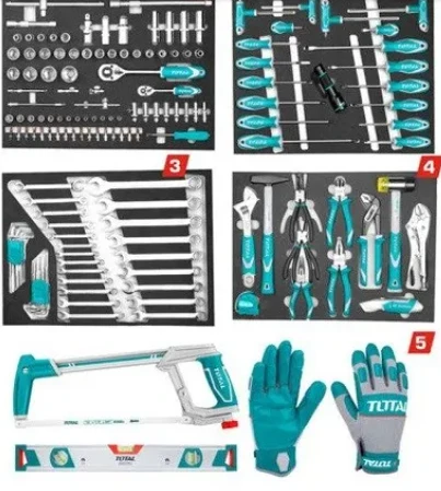 COFFRET D’OUTILS DE 162 PIECES TOTAL