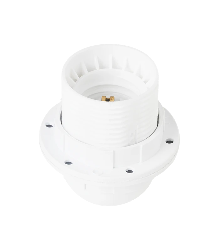 DOUILLE E 27 DOUBLE BAGUE LAP BLANC